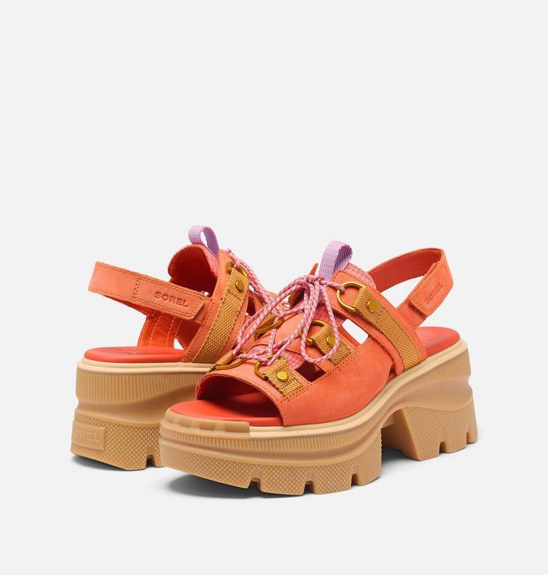 Women's REIN CB Lace Platform Sandal, Color: Tuscan, Gum 16, image 9