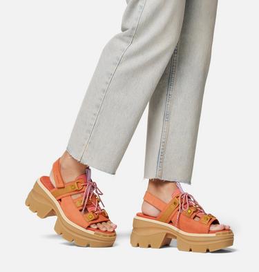 Women's REIN CB Lace Platform Sandal, Color: Tuscan, Gum 16, image 2