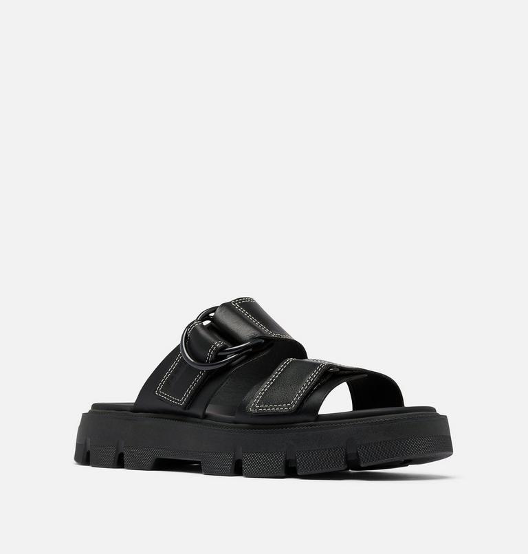 Women's REIN CB Slide Sandal, Color: Black, Black, image 7