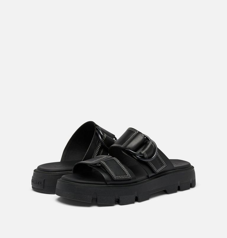 Women's REIN CB Slide Sandal, Color: Black, Black, image 9