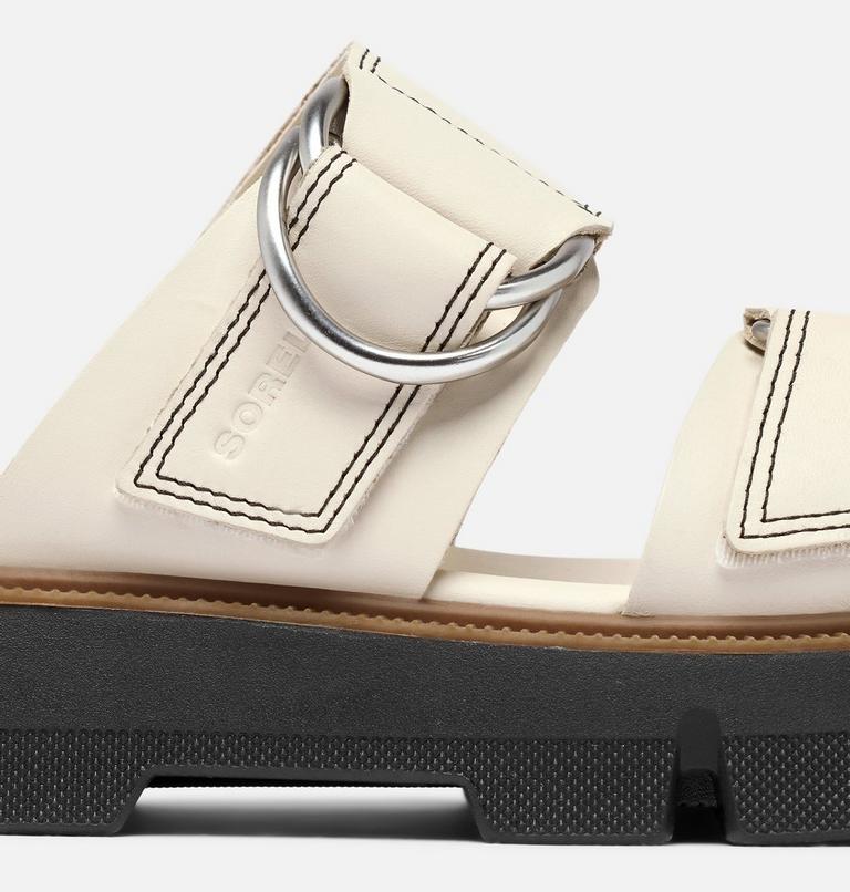 Women's REIN CB Slide Sandal, Color: Chalk, Black, image 11