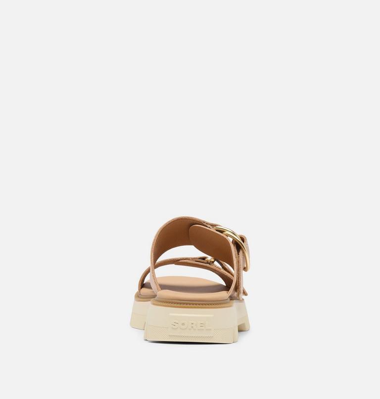 Women's REIN CB Slide Sandal, Color: Honest Beige, Bleached Ceramic, image 3