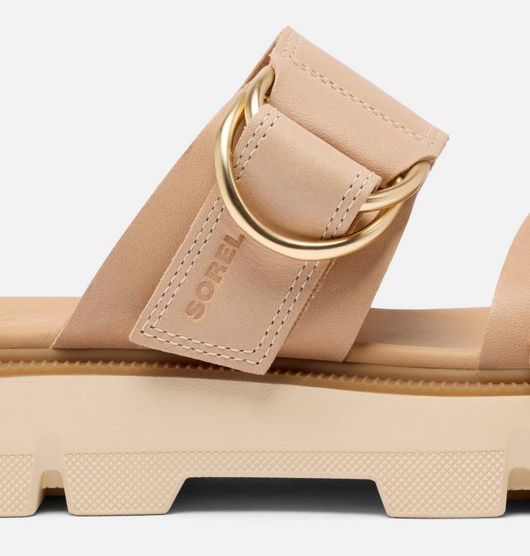 Women's REIN CB Slide Sandal, Color: Honest Beige, Bleached Ceramic, image 11