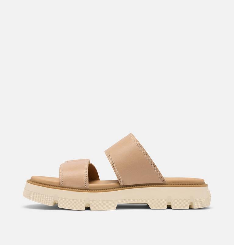 Women's REIN CB Slide Sandal, Color: Honest Beige, Bleached Ceramic, image 4