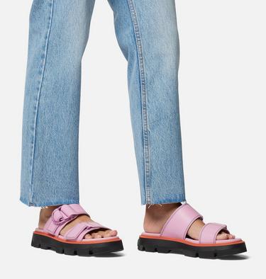 Women's REIN CB Slide Sandal, Color: Aura, Black, image 2