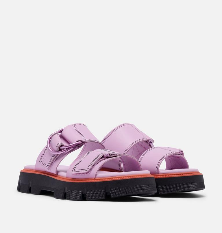 Women's REIN CB Slide Sandal, Color: Aura, Black, image 2