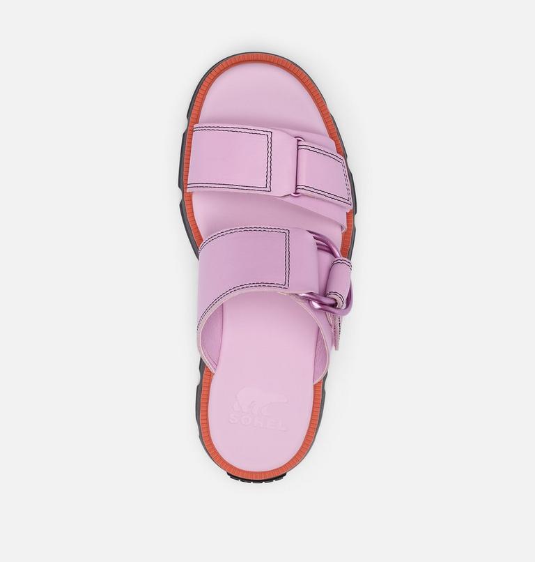 Women's REIN CB Slide Sandal, Color: Aura, Black, image 5