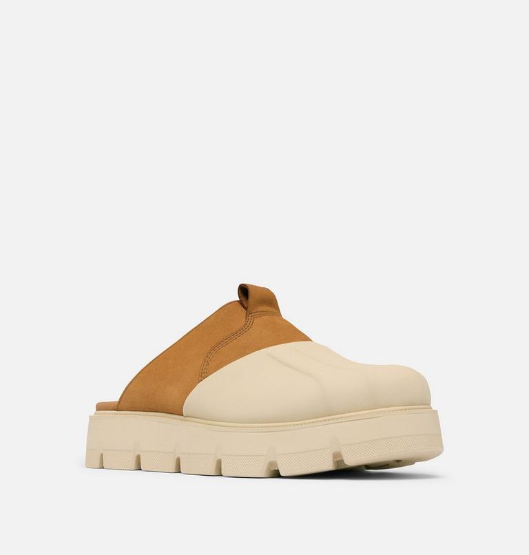 Women's REIN CB Clog, Color: Bleached Ceramic, Canyon Gold, image 7