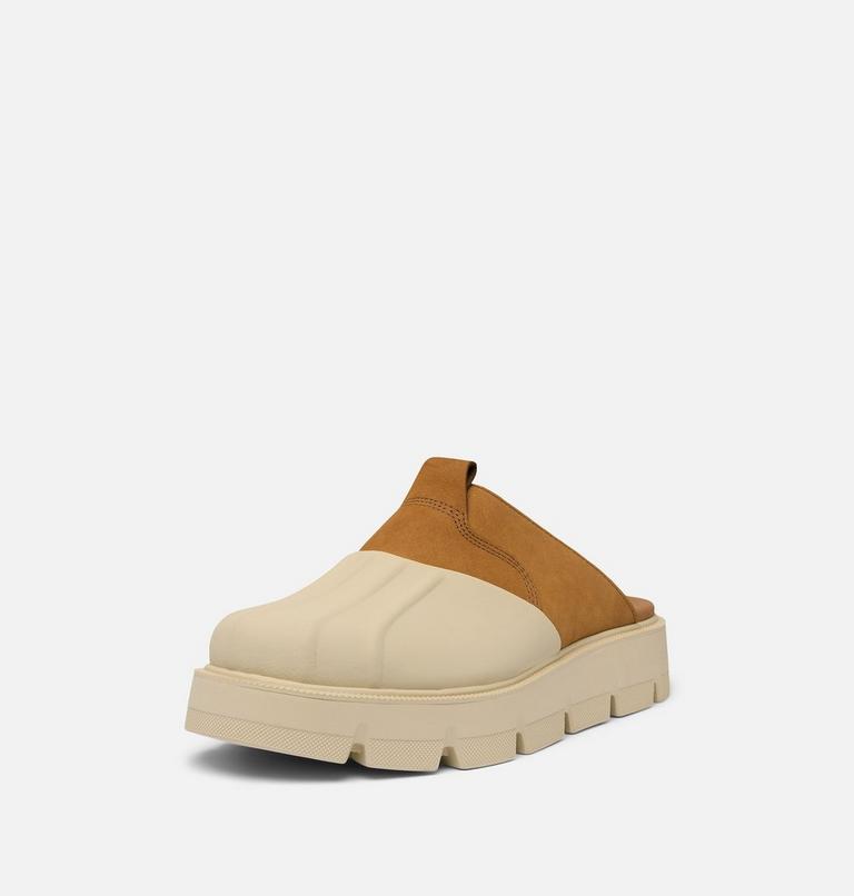 Women's REIN CB Clog, Color: Bleached Ceramic, Canyon Gold, image 8