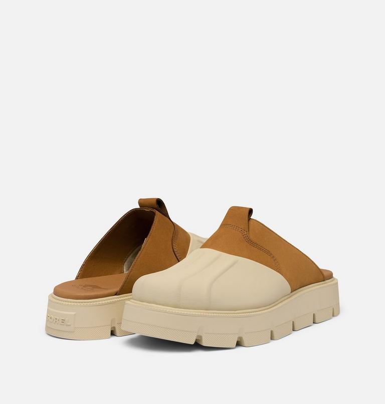 Women's REIN CB Clog, Color: Bleached Ceramic, Canyon Gold, image 9