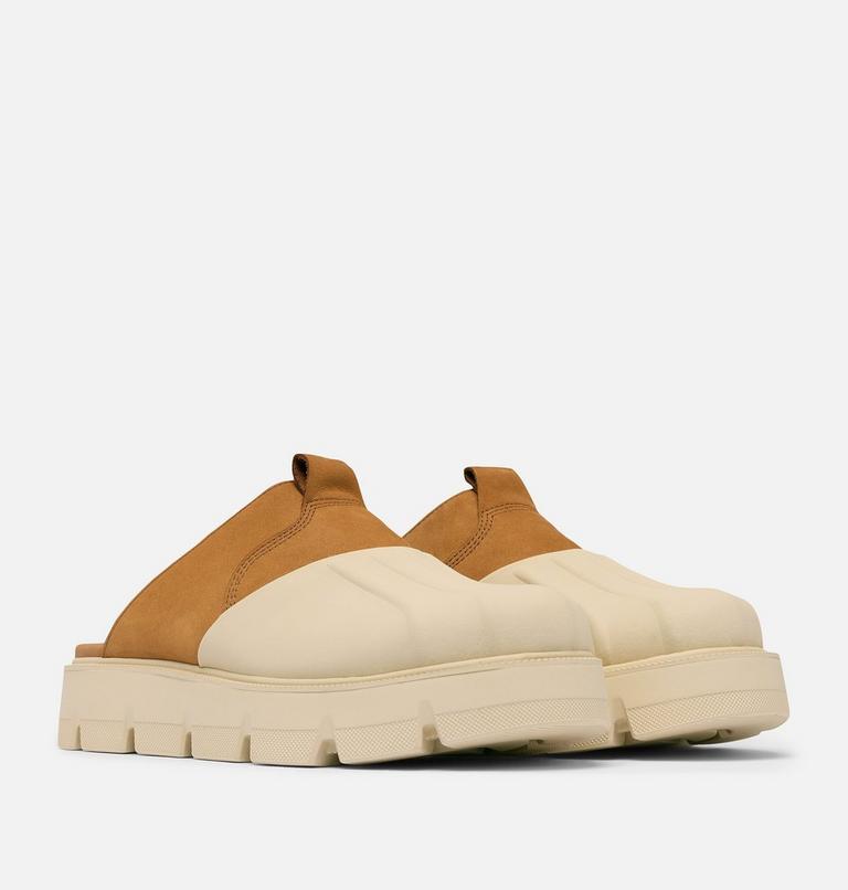 Women's REIN CB Clog, Color: Bleached Ceramic, Canyon Gold, image 2