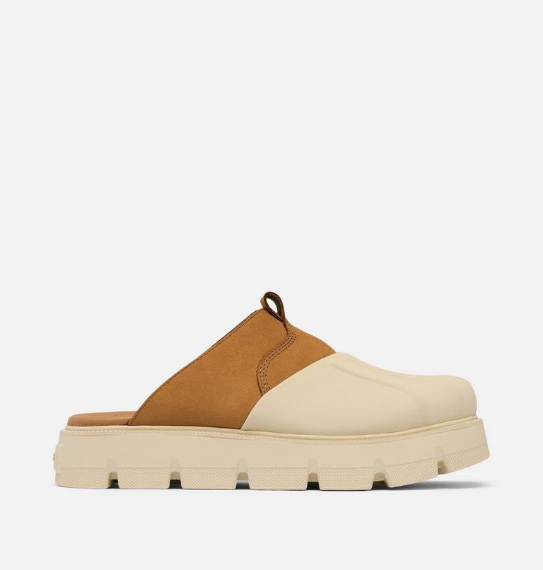 Women's REIN CB Clog, Color: Bleached Ceramic, Canyon Gold, image 1