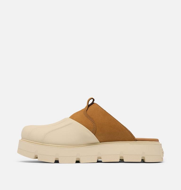 Women's REIN CB Clog, Color: Bleached Ceramic, Canyon Gold, image 4