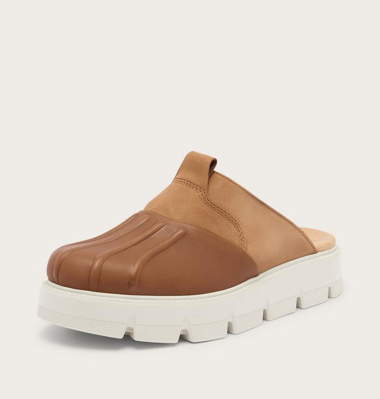 Women's REIN CB Clog, Color: Velvet Tan, Bleached Ceramic, image 7