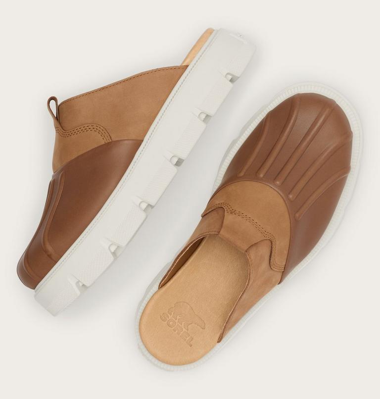 Women's REIN CB Clog, Color: Velvet Tan, Bleached Ceramic, image 4