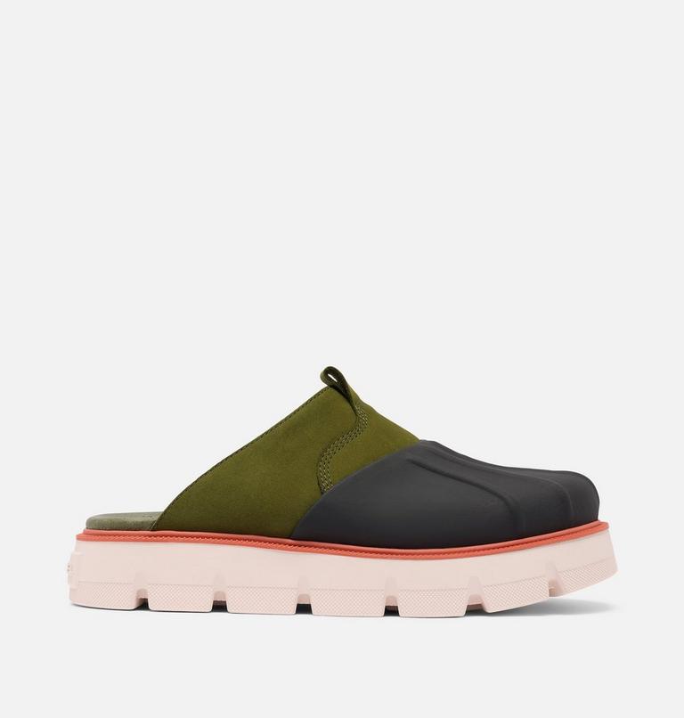 Women's REIN CB Clog, Color: Utility Green, Pearlescent, image 1