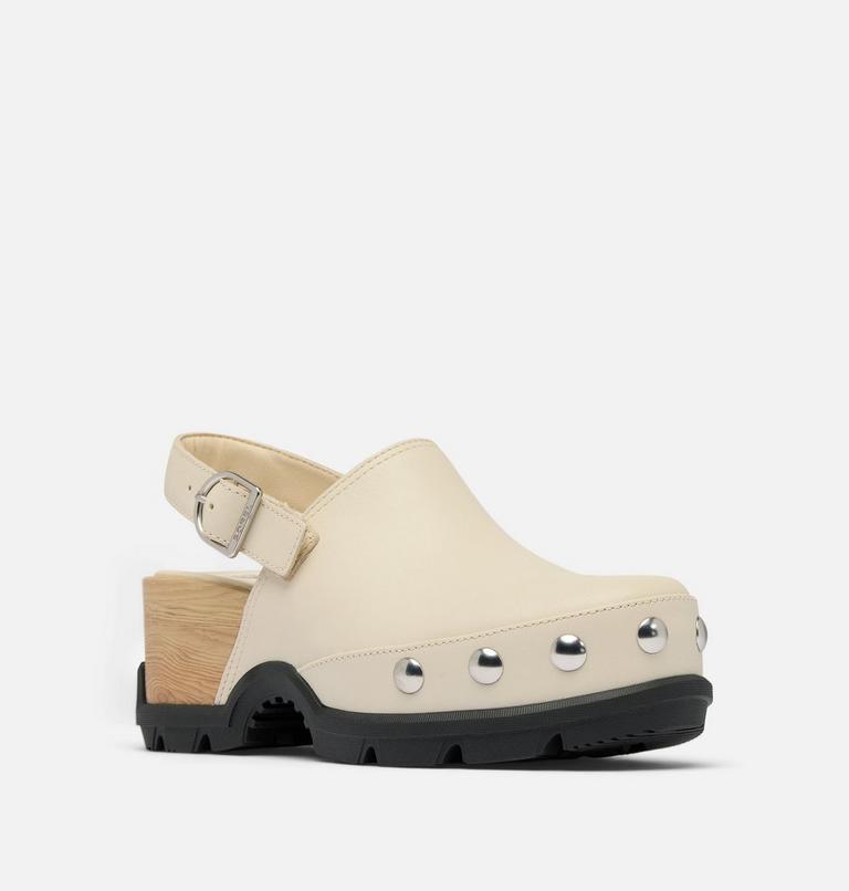 ROAM’N CLOG RVT Women's Clog, Color: Chalk, Black, image 7