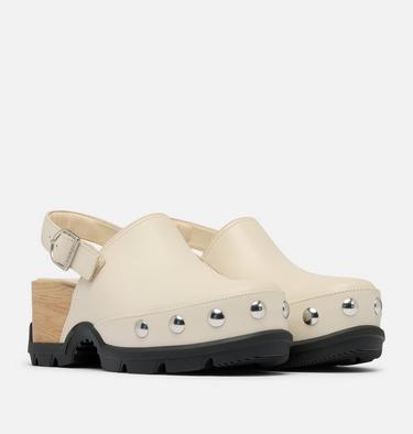 ROAM’N CLOG RVT Women's Clog, Color: Chalk, Black, image 2