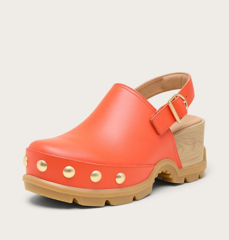 Women's ROAM&rsquo;N CLOG RVT Clog, Color: Crimson Fire, Gum 16, image 8