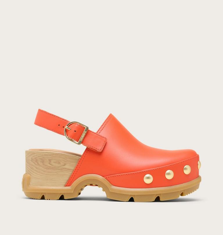 ROAM&rsquo;N CLOG RVT Women's Clog | 637 | 10.5, Color: Crimson Fire, Gum 16, image 1