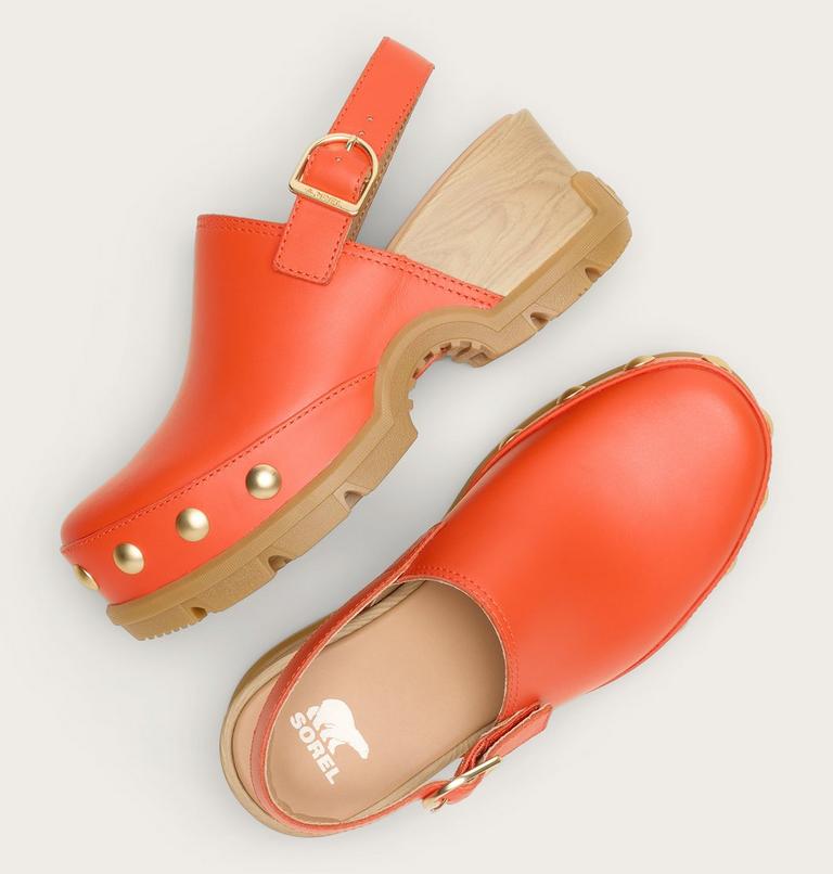 ROAM&rsquo;N CLOG RVT Women's Clog | 637 | 10.5, Color: Crimson Fire, Gum 16, image 4
