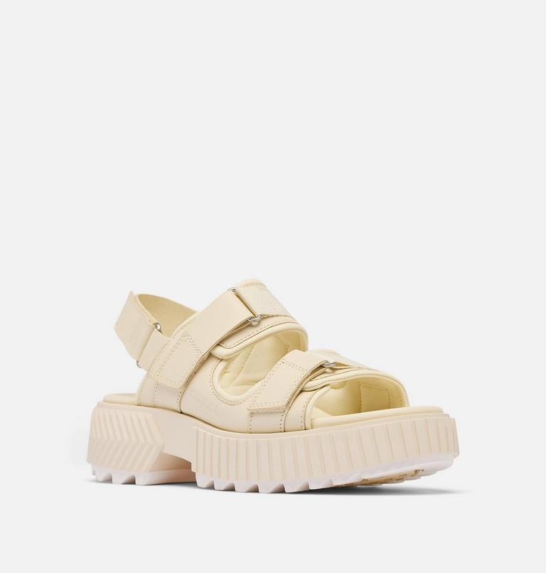 ONA AVE Women's Multistrap Mid Sandal, Color: Chalk, Chalk, image 7