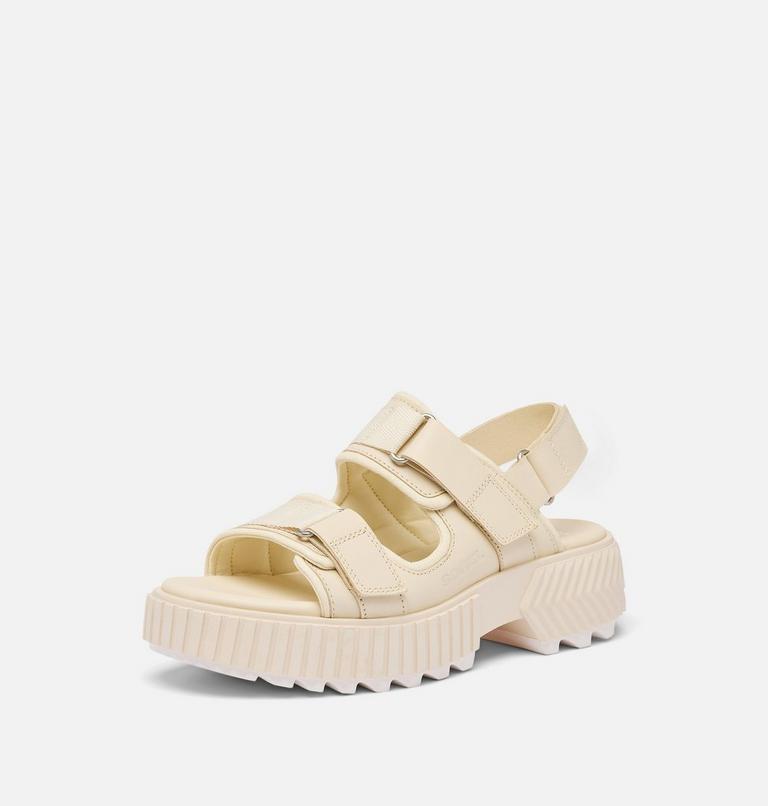 ONA AVE Women's Multistrap Mid Sandal, Color: Chalk, Chalk, image 8