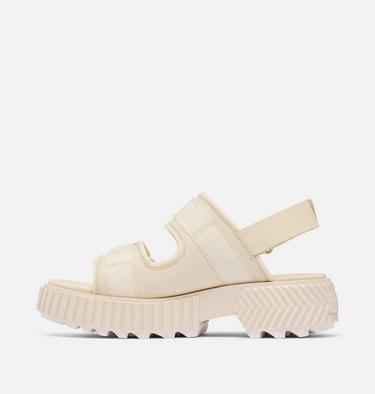 ONA AVE Women's Multistrap Mid Sandal, Color: Chalk, Chalk, image 8