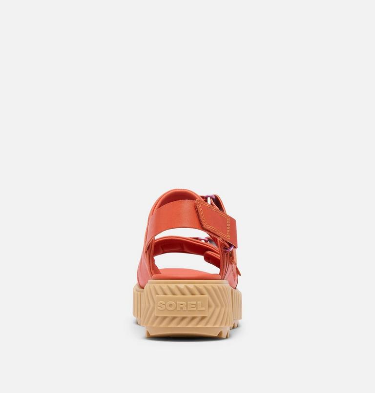 ONA AVE Women's Multistrap Mid Sandal, Color: Tuscan, Aura, image 3
