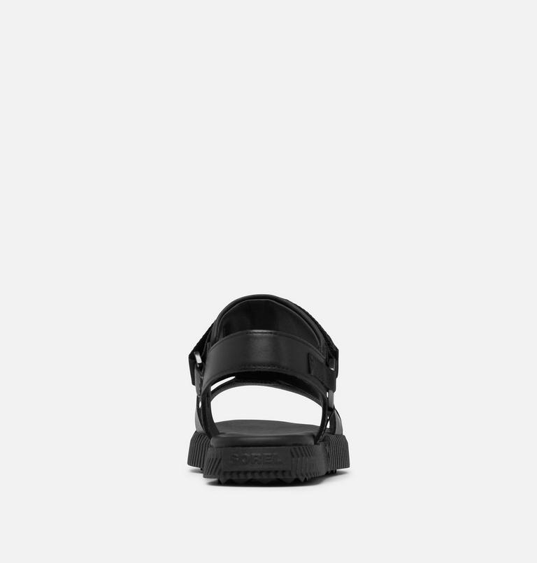 Women's ONA AVE Ankle Strap Flat Sandal, Color: Black, Black, image 3