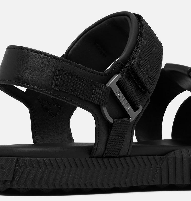 Women's ONA AVE Ankle Strap Flat Sandal, Color: Black, Black, image 10