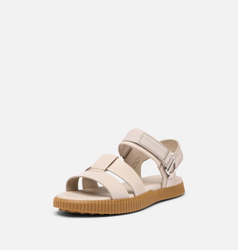 Women's ONA AVE Ankle Strap Flat Sandal, Color: Crushed Clay, Gum 2, image 8