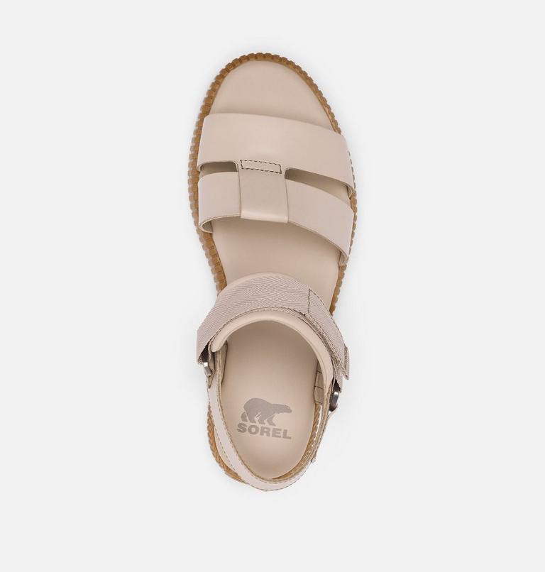 Women's ONA AVE Ankle Strap Flat Sandal, Color: Crushed Clay, Gum 2, image 5