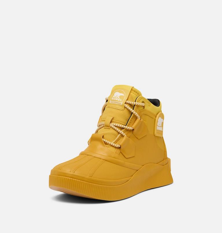 Women's OUT N ABOUT IV Splashy Waterproof Boot, Color: Gold Leaf, Black, image 8