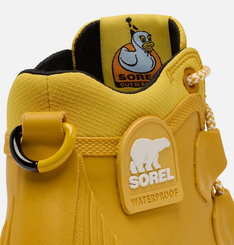 Women's OUT N ABOUT IV Splashy Waterproof Boot, Color: Gold Leaf, Black, image 11