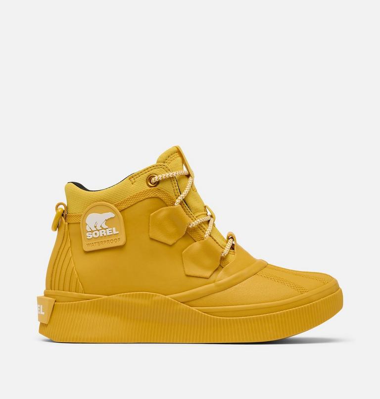 Women's OUT N ABOUT IV Splashy Waterproof Boot, Color: Gold Leaf, Black, image 1