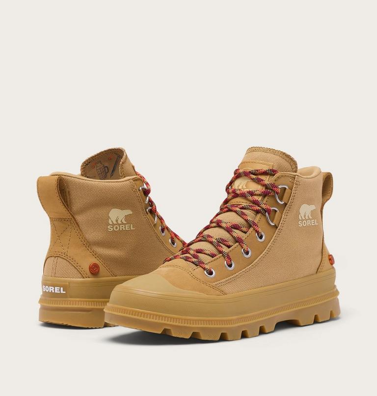Women's SCOUT N ABOUT Mid Gear Check Sneaker | 263 | 5.5, Color: Caribou Buff, Gum 16, image 9