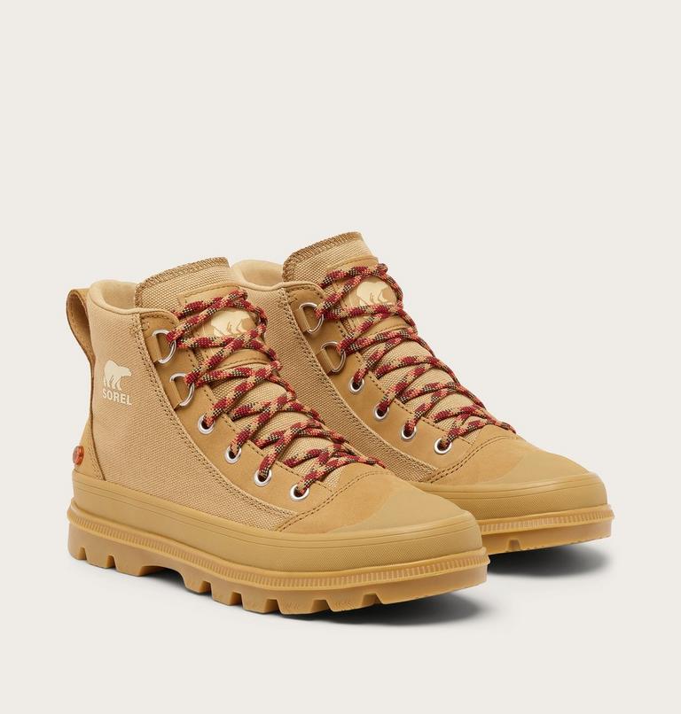 Women's SCOUT N ABOUT Mid Gear Check Sneaker | 263 | 5.5, Color: Caribou Buff, Gum 16, image 2