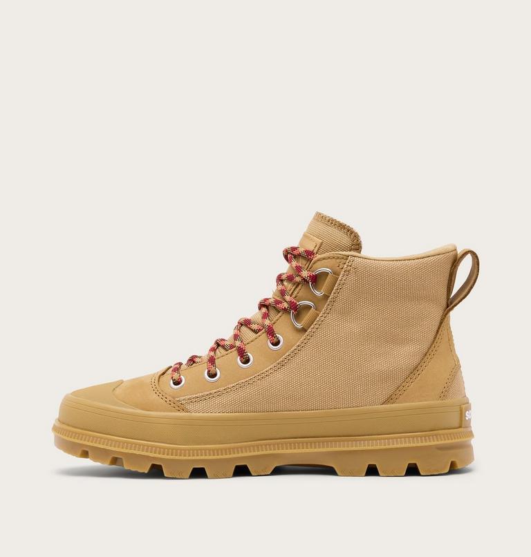 Women's SCOUT N ABOUT Mid Gear Check Sneaker | 263 | 5.5, Color: Caribou Buff, Gum 16, image 4