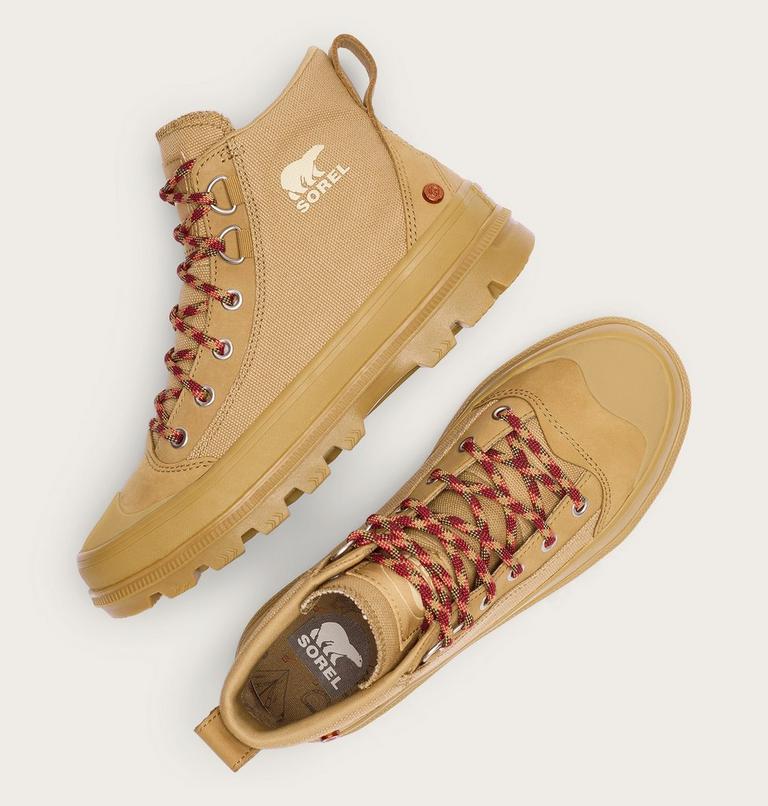 Women's SCOUT N ABOUT Mid Gear Check Sneaker | 263 | 5.5, Color: Caribou Buff, Gum 16, image 5