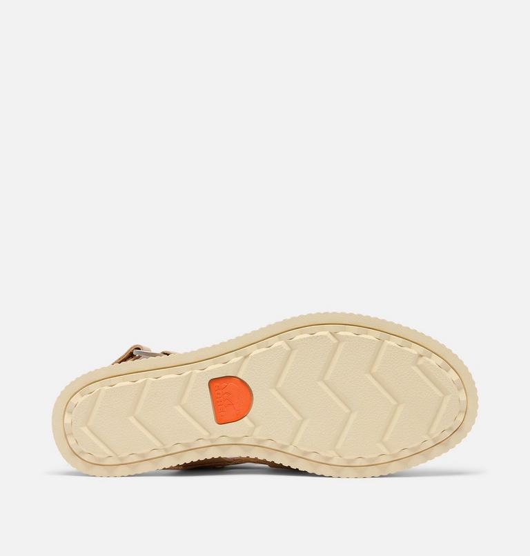 Women's ONA AVE Slingback Flat Sandal, Color: Honest Beige, Bleached Ceramic, image 6