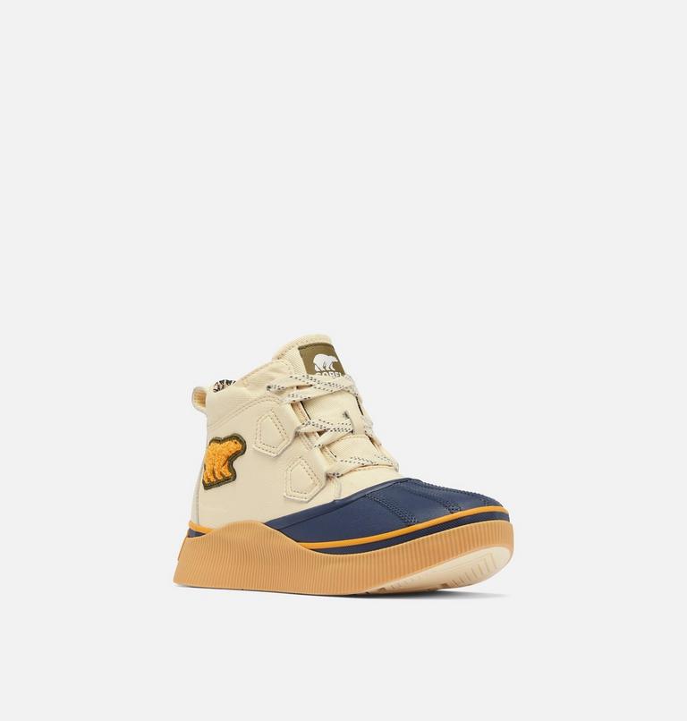 OUT N ABOUT IV Classic Varsity Women's Waterproof Boot, Color: Honey White, Dark Midnight, image 8