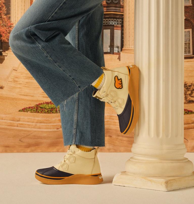 OUT N ABOUT IV Classic Varsity Women's Waterproof Boot, Color: Honey White, Dark Midnight, image 12