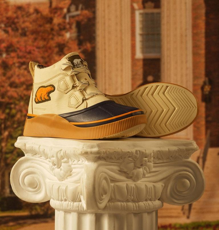 OUT N ABOUT IV Classic Varsity Women's Waterproof Boot, Color: Honey White, Dark Midnight, image 1