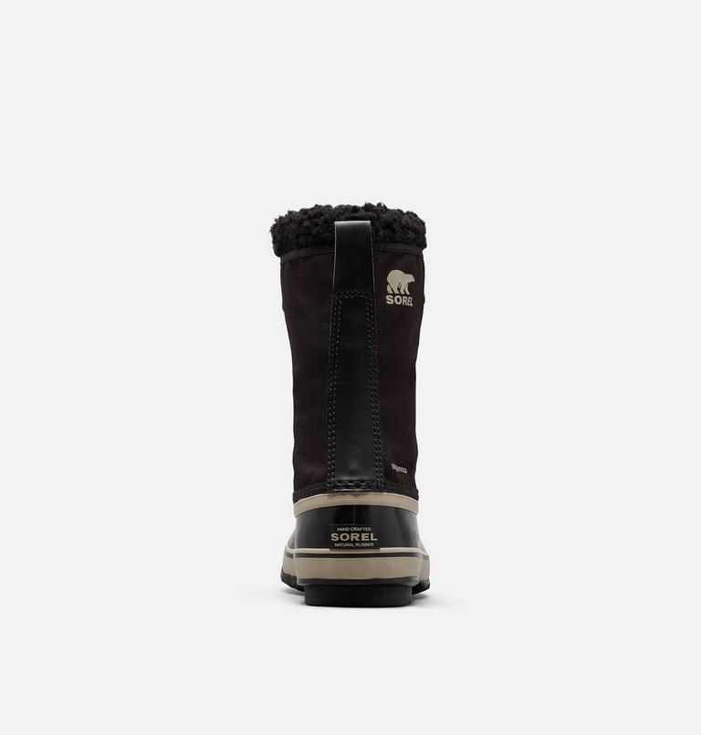 Men's 1964 PAC NYLON Waterproof Snow Boots, Color: Black, Ancient Fossil, image 3