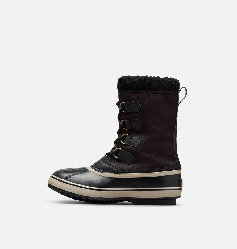 Men's 1964 PAC NYLON Waterproof Snow Boots, Color: Black, Ancient Fossil, image 4