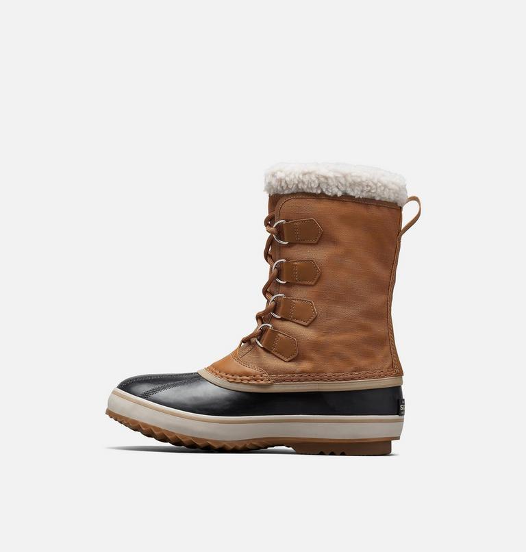 Men's 1964 PAC NYLON Waterproof Snow Boots, Color: Camel Brown, Black, image 4