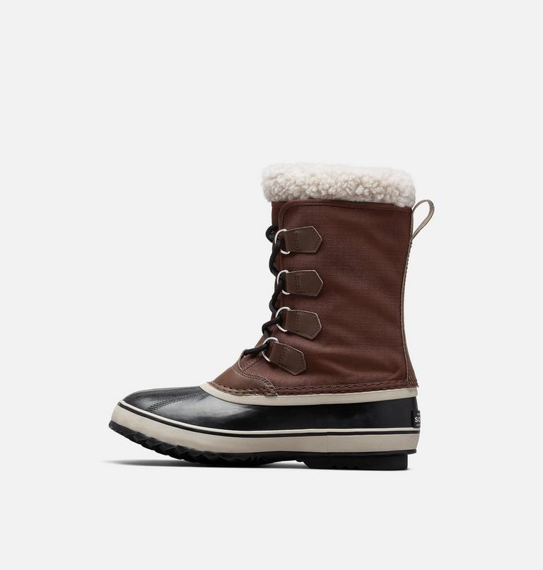 Men's 1964 PAC NYLON Waterproof Snow Boots, Color: Tobacco, Black, image 4