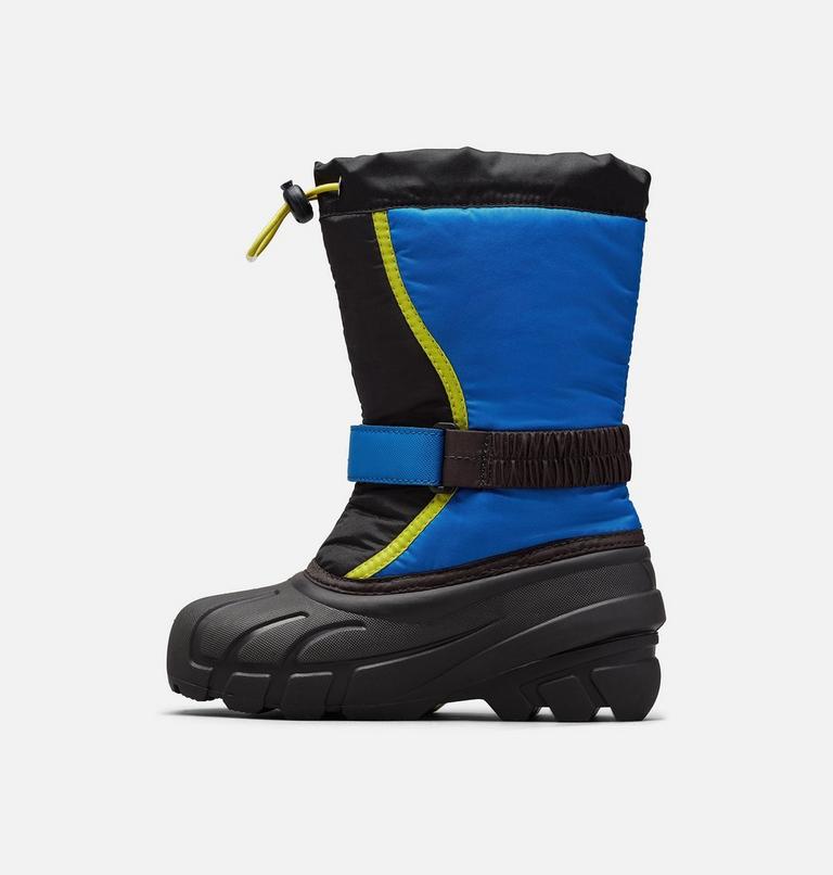 Youth YOUTH FLURRY Snow Boots, Color: Black, Super Blue, image 4