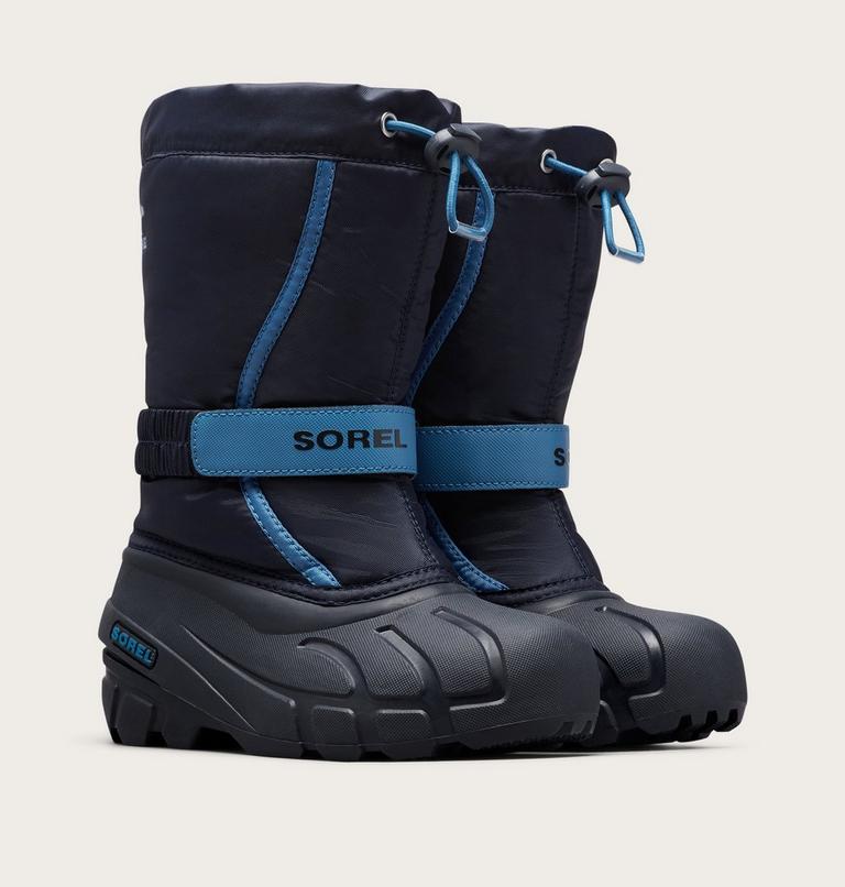 Youth YOUTH FLURRY Snow Boots, Color: Collegiate Navy, Atmosphere, image 2